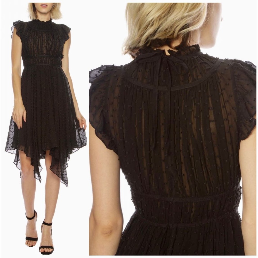 ULLA JOHNSON Jules Silk Midi Length Dress Size: S | US 4